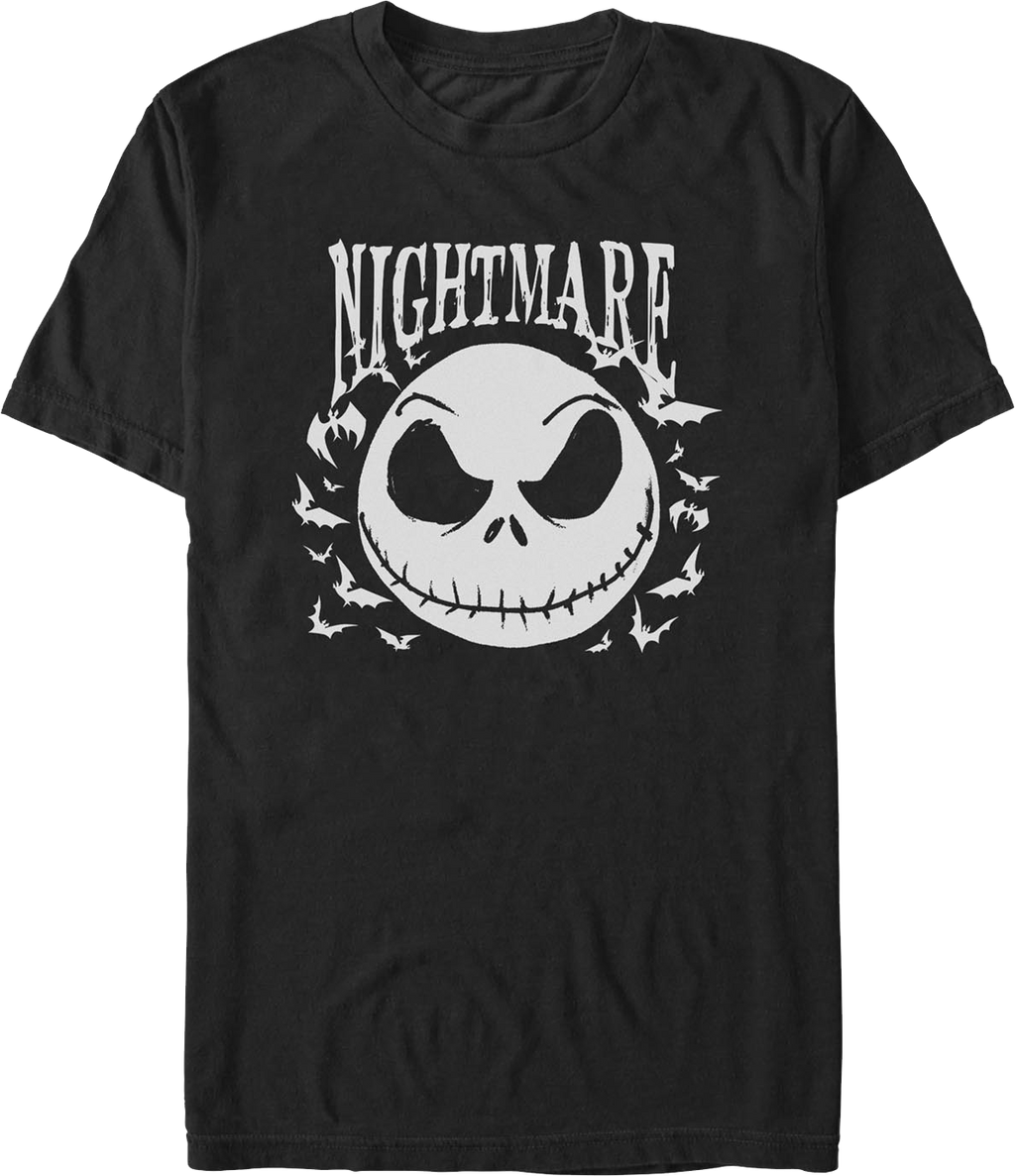 Nightmare Jack Skellington Skull Before Christmas T-Shirt product image 1