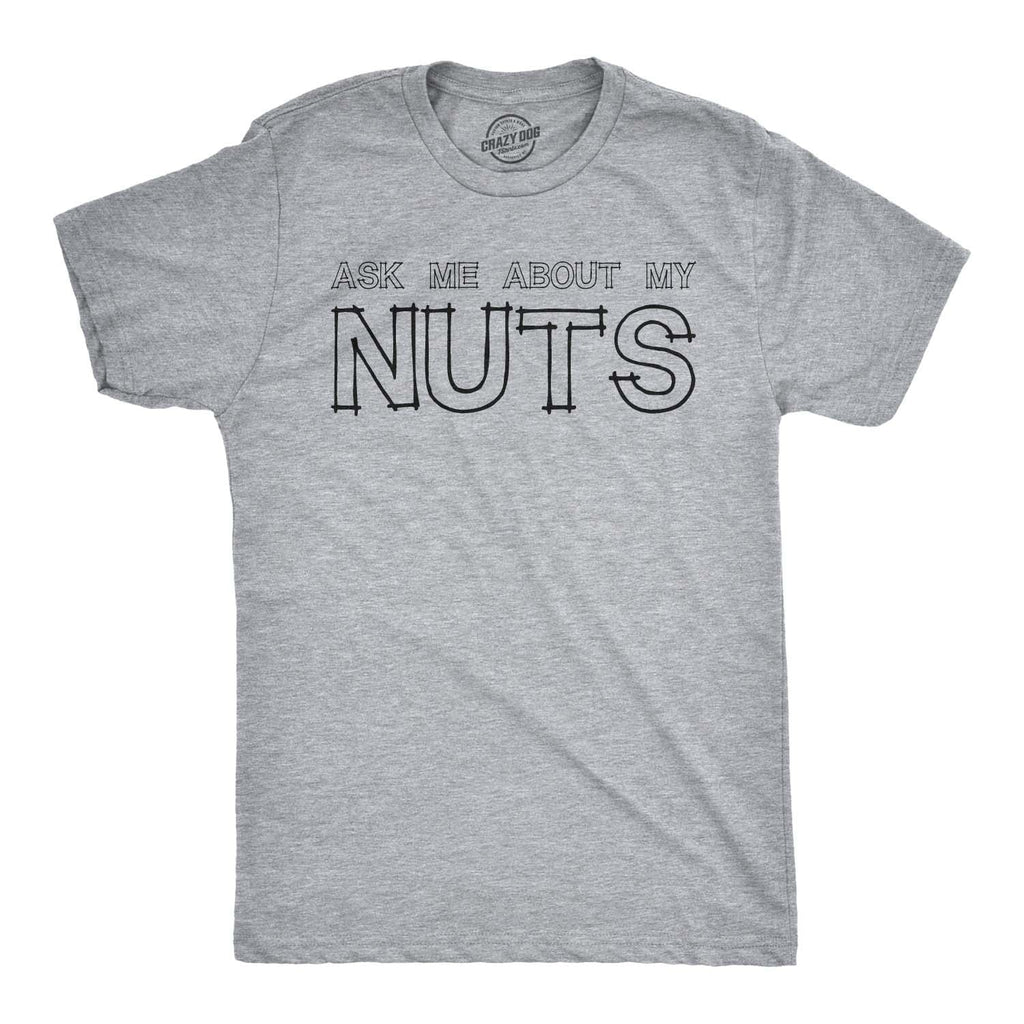 Ask Me About My Nuts Flip Men's T Shirt product image 2