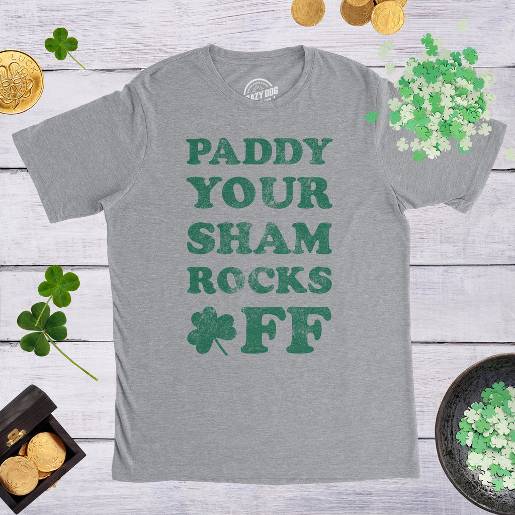 Paddy Your Shamrocks Off Men's T Shirt product image 2
