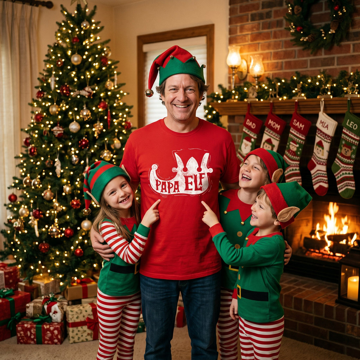 Papa Elf Men's T Shirt product image 6