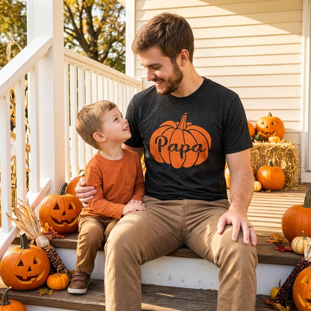 Papa Pumpkin Men's T Shirt product image 2