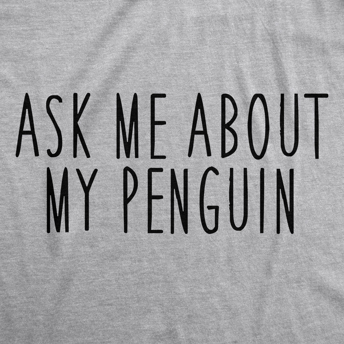 Ask Me About My Penguin Flip Women's T Shirt product image 4