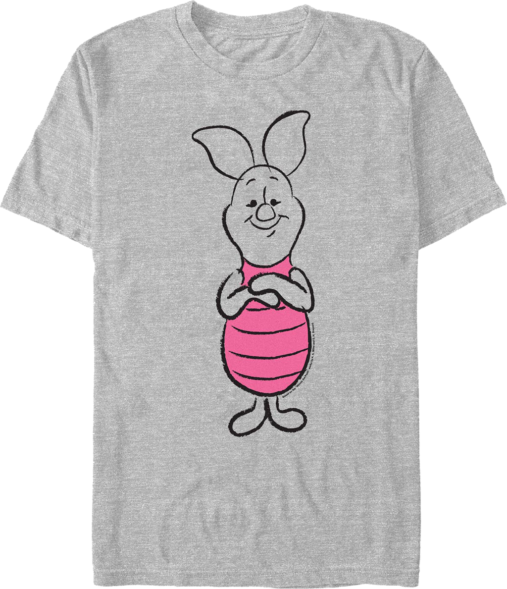 Piglet Sketch Winnie The Pooh T-Shirt product image 1