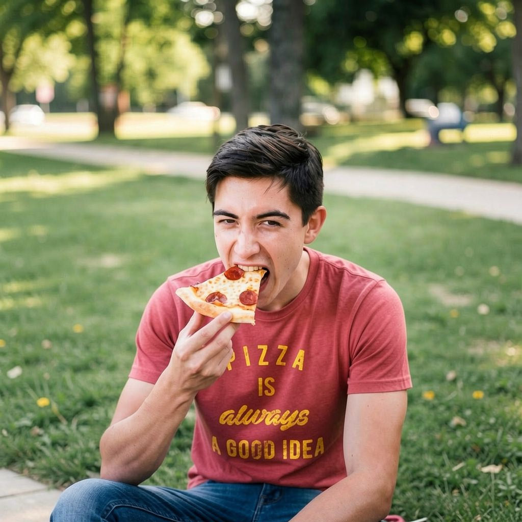 Pizza Is Always A Good Idea Men's T Shirt product image 2