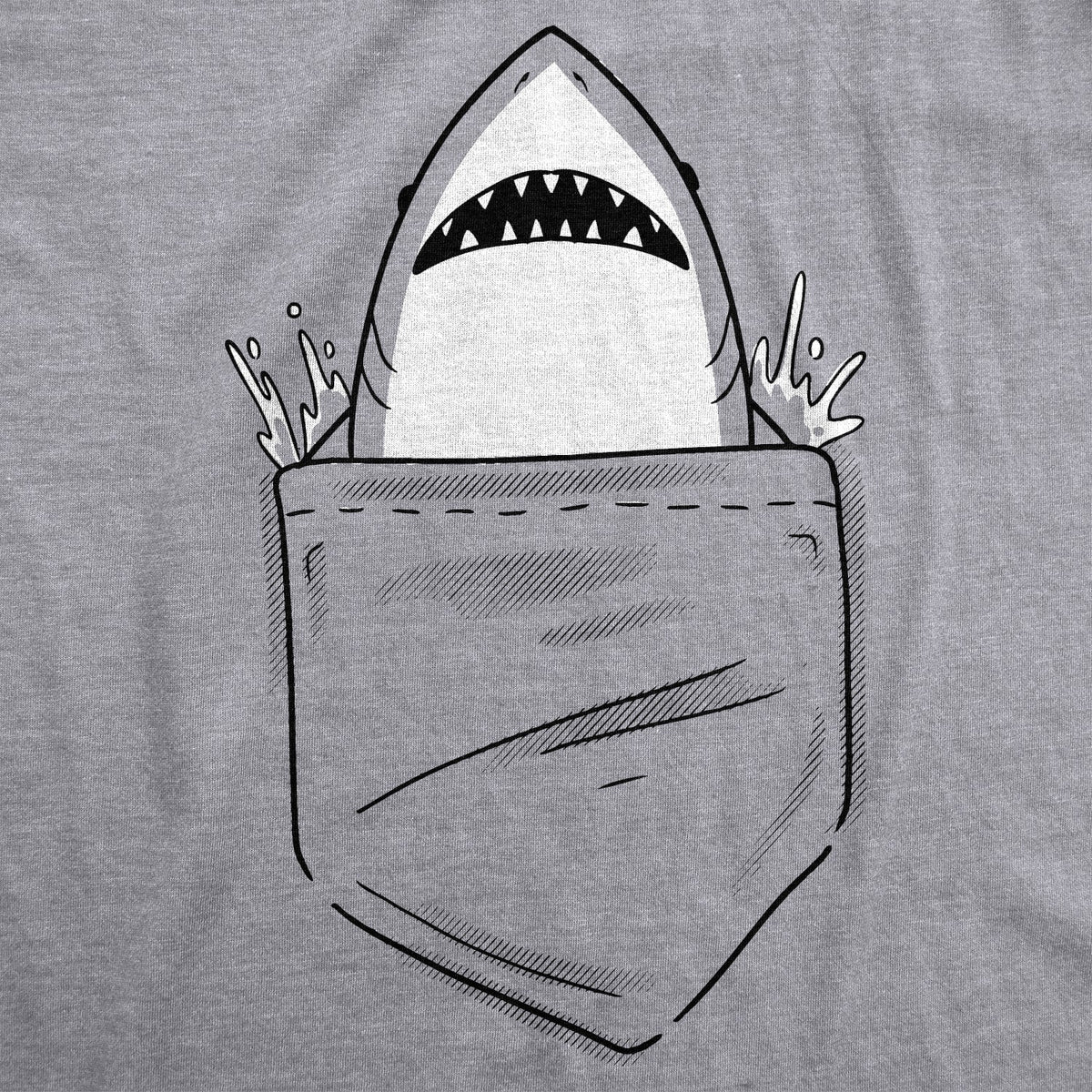 Pocket Shark Men's T Shirt product image 2