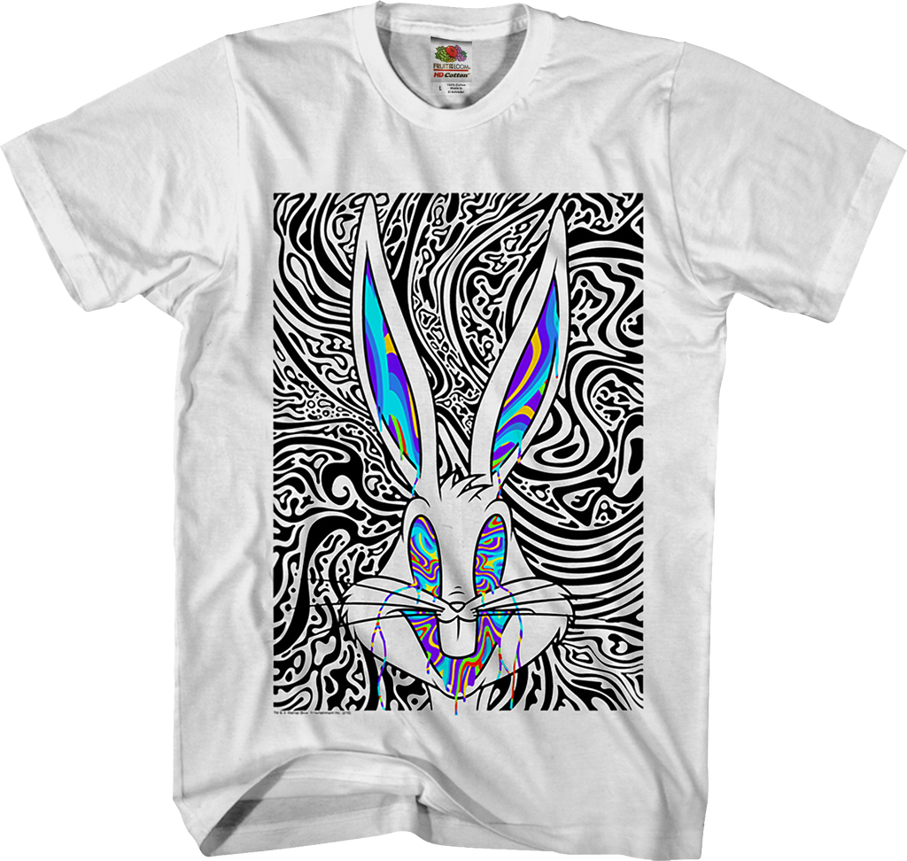 Psychedelic Bugs Bunny Looney Tunes T-Shirt product image 1