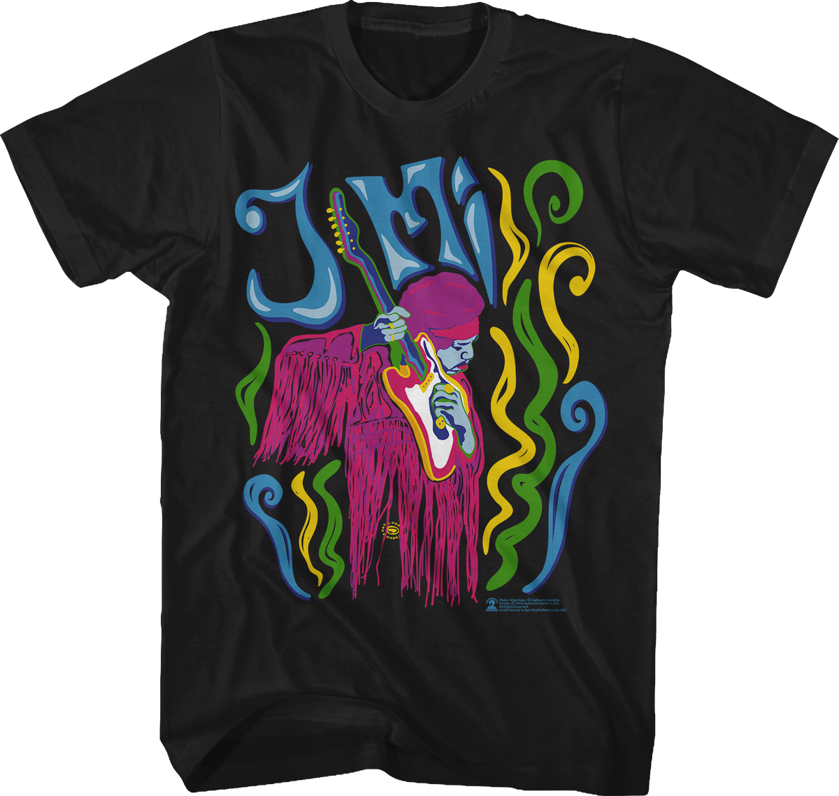 Psychedelic Jimi Hendrix T-Shirt product image 1