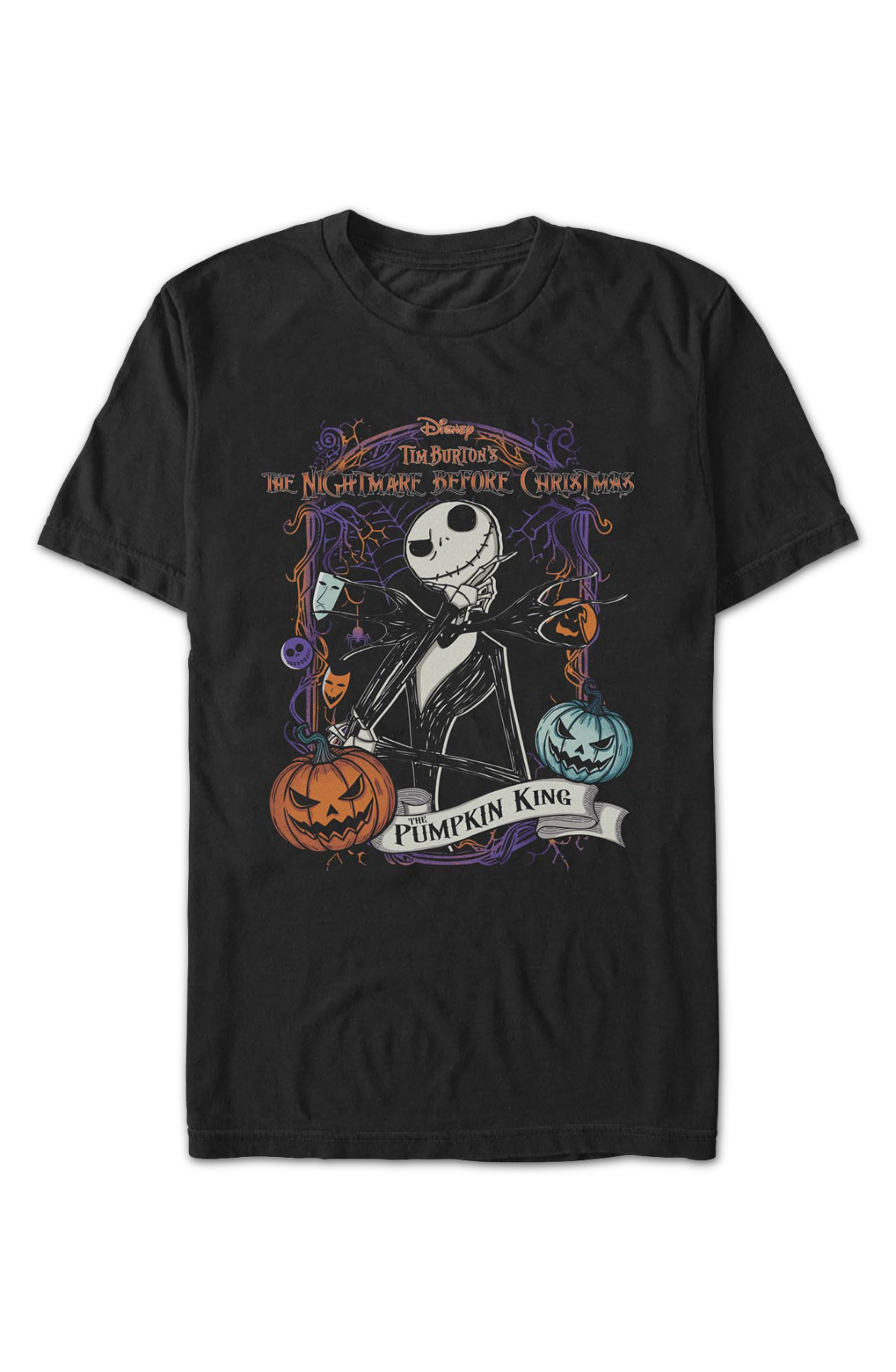 Pumpkin King Collage Nightmare Before Christmas T-Shirt product image 2