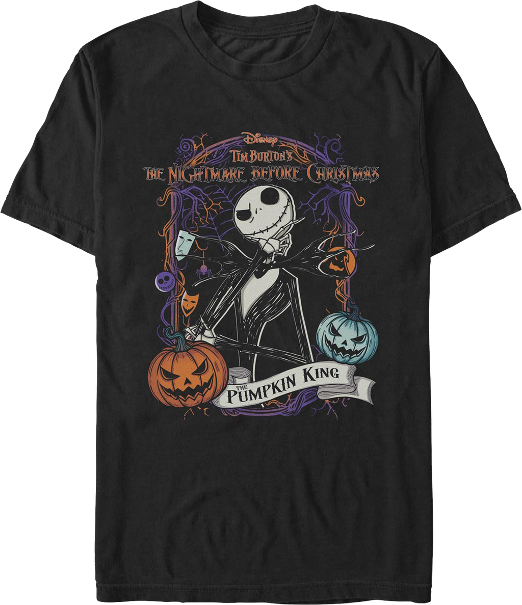 Pumpkin King Collage Nightmare Before Christmas T-Shirt product image 1
