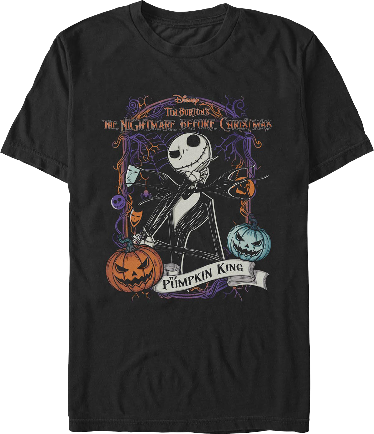 Pumpkin King Collage Nightmare Before Christmas T-Shirt product image 1