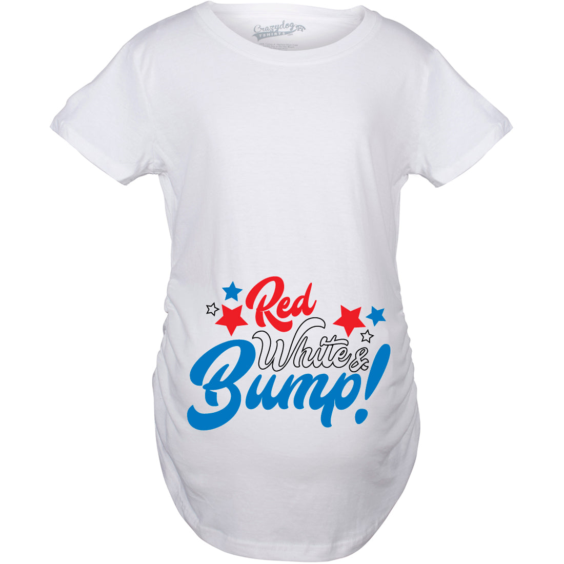 Red White And Bump Maternity T Shirt product image 5