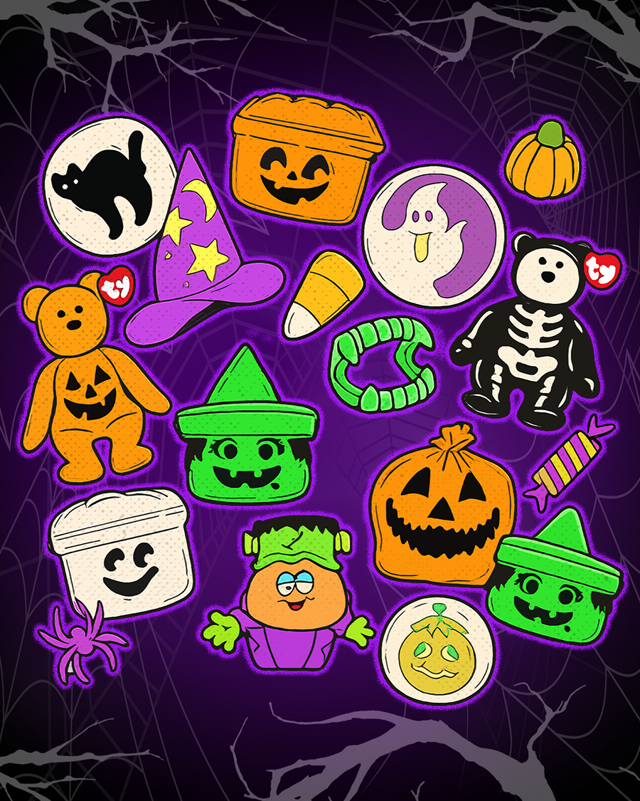 Retro Halloween Memories Spiced Pumpkin Scented Candle