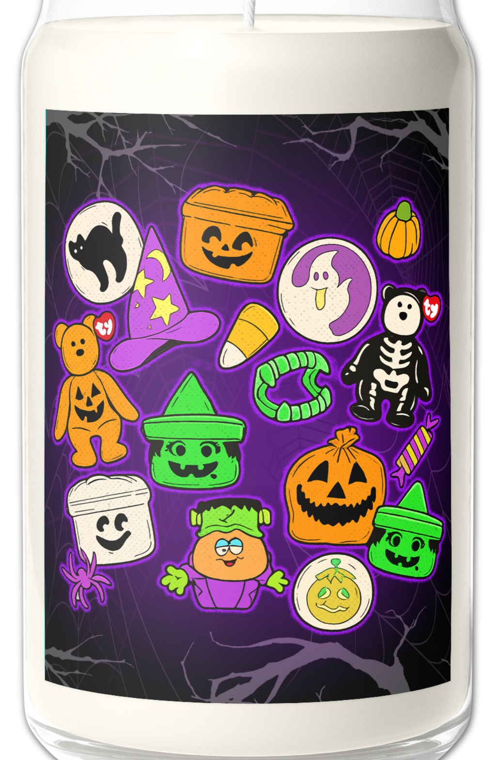 Retro Halloween Memories Spiced Pumpkin Scented Candle