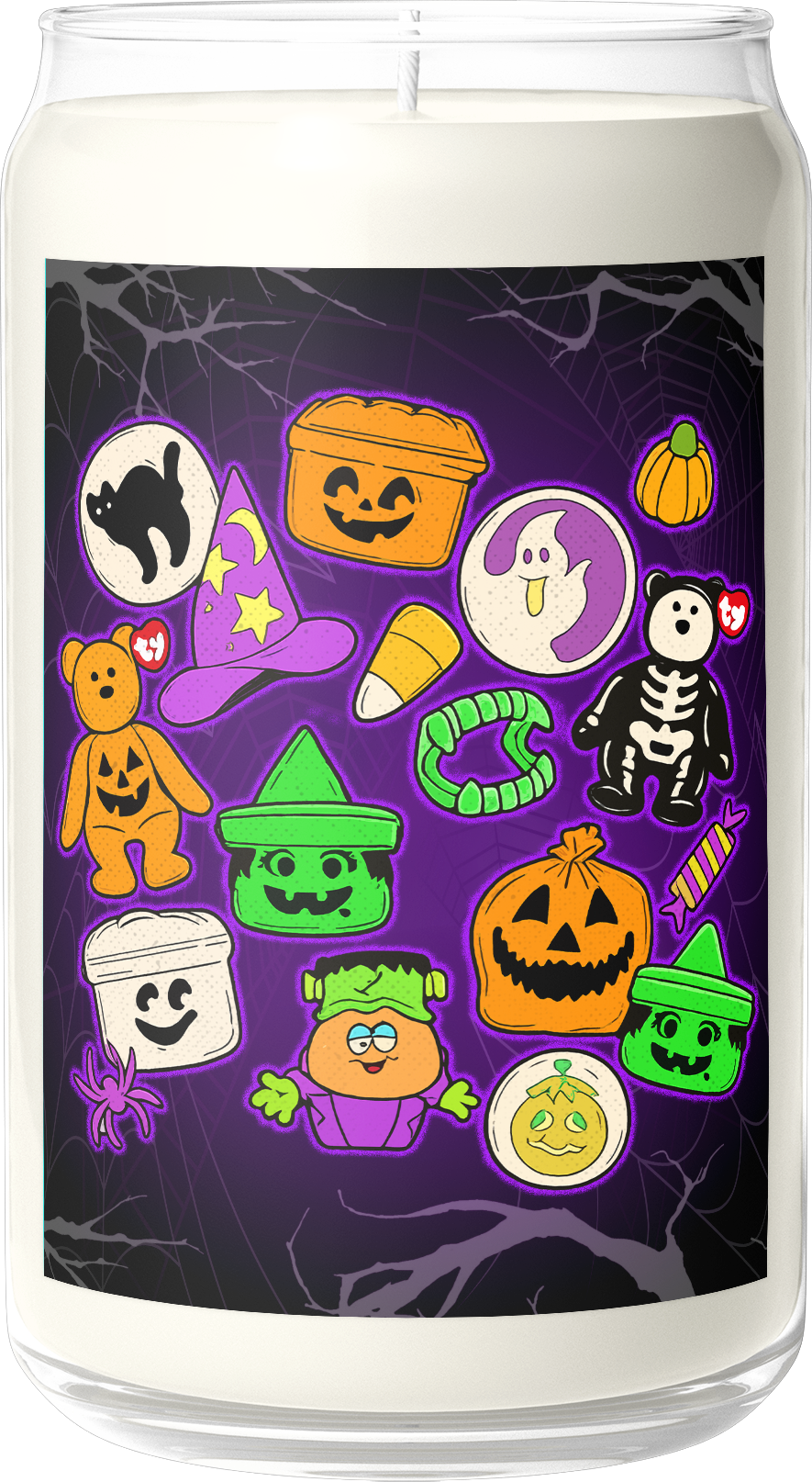 Retro Halloween Memories Spiced Pumpkin Scented Candle