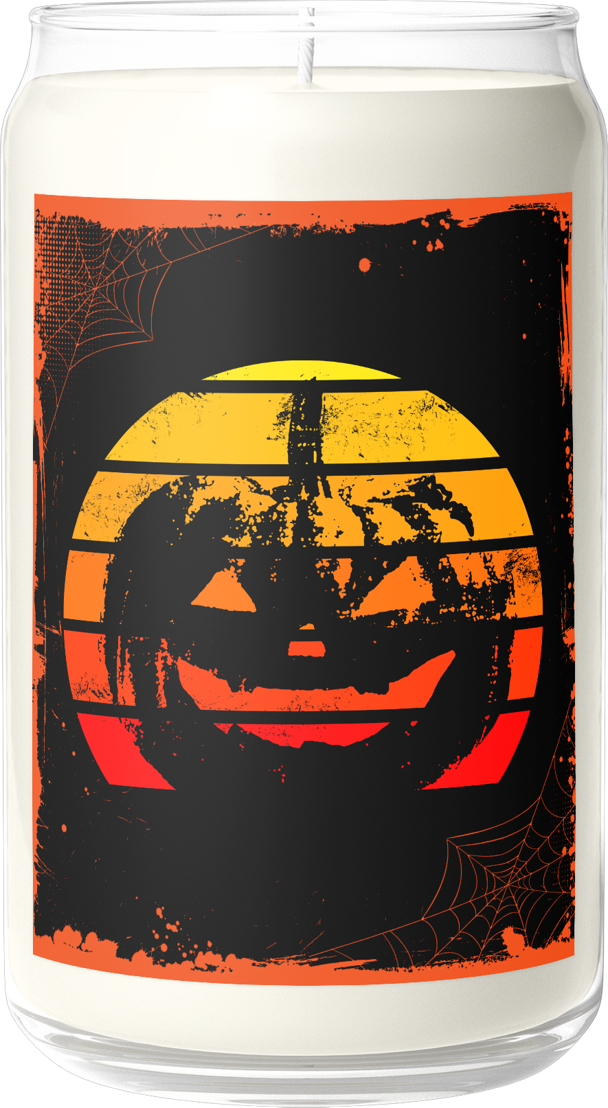Retro Jack-o'-Lantern Spiced Pumpkin Scented Candle