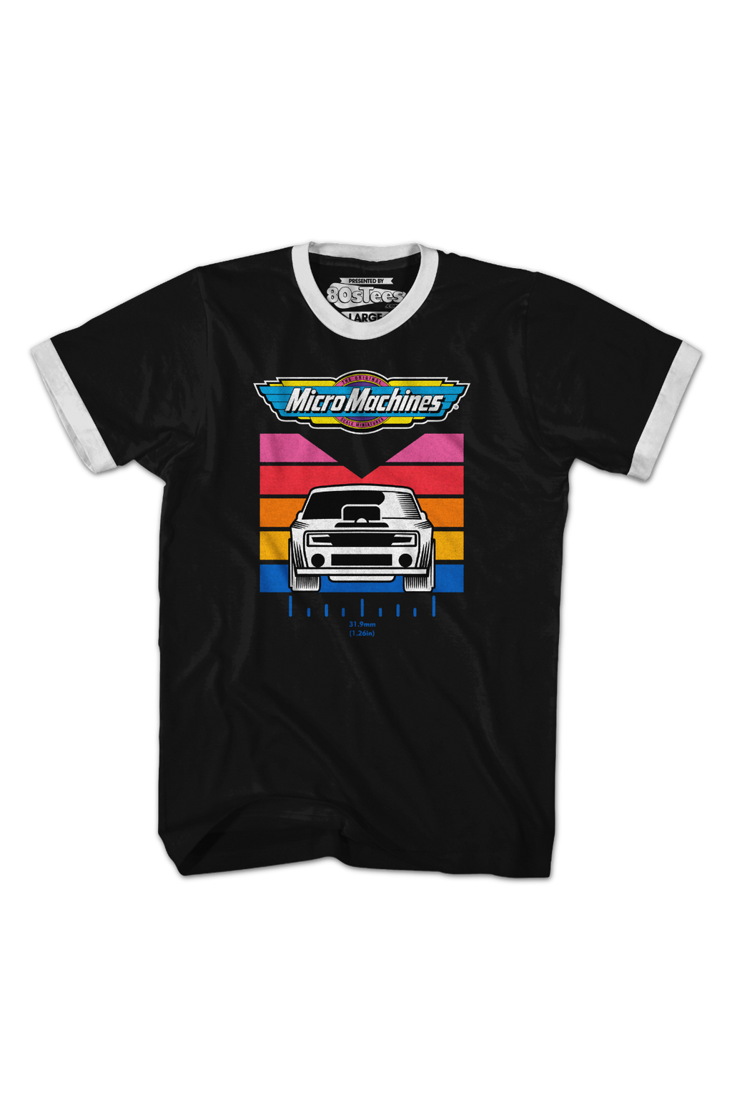 Retro Measurement Micro Machines Ringer Shirt product image 2