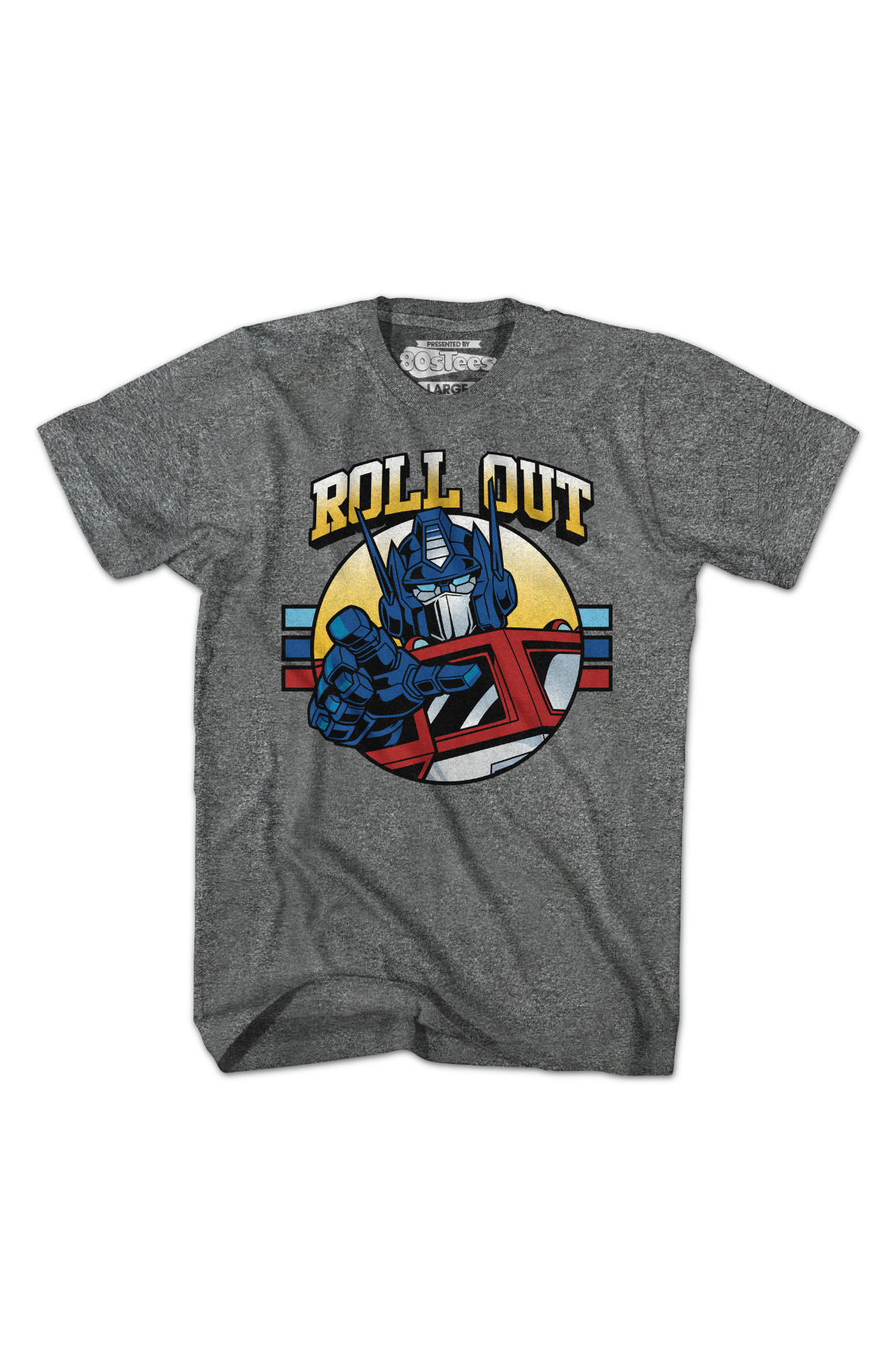 Retro Optimus Prime Roll Out Transformers T-Shirt product image 2