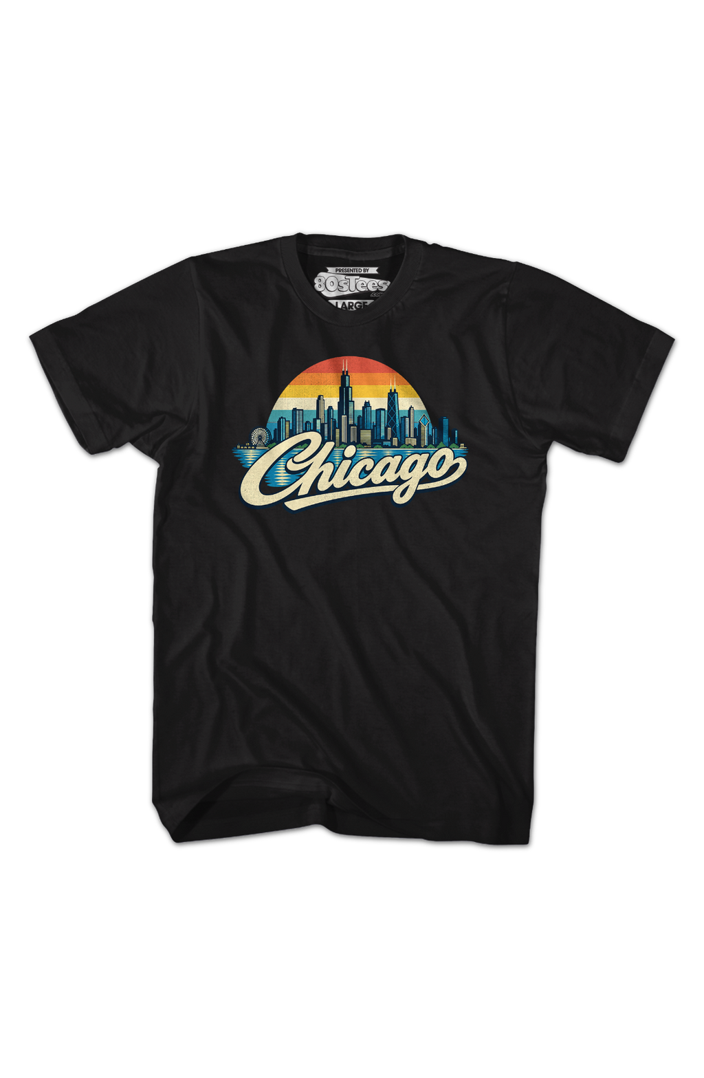 Retro Skyline Chicago T-Shirt product image 2