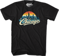 Retro Skyline Chicago T-Shirt product image 1