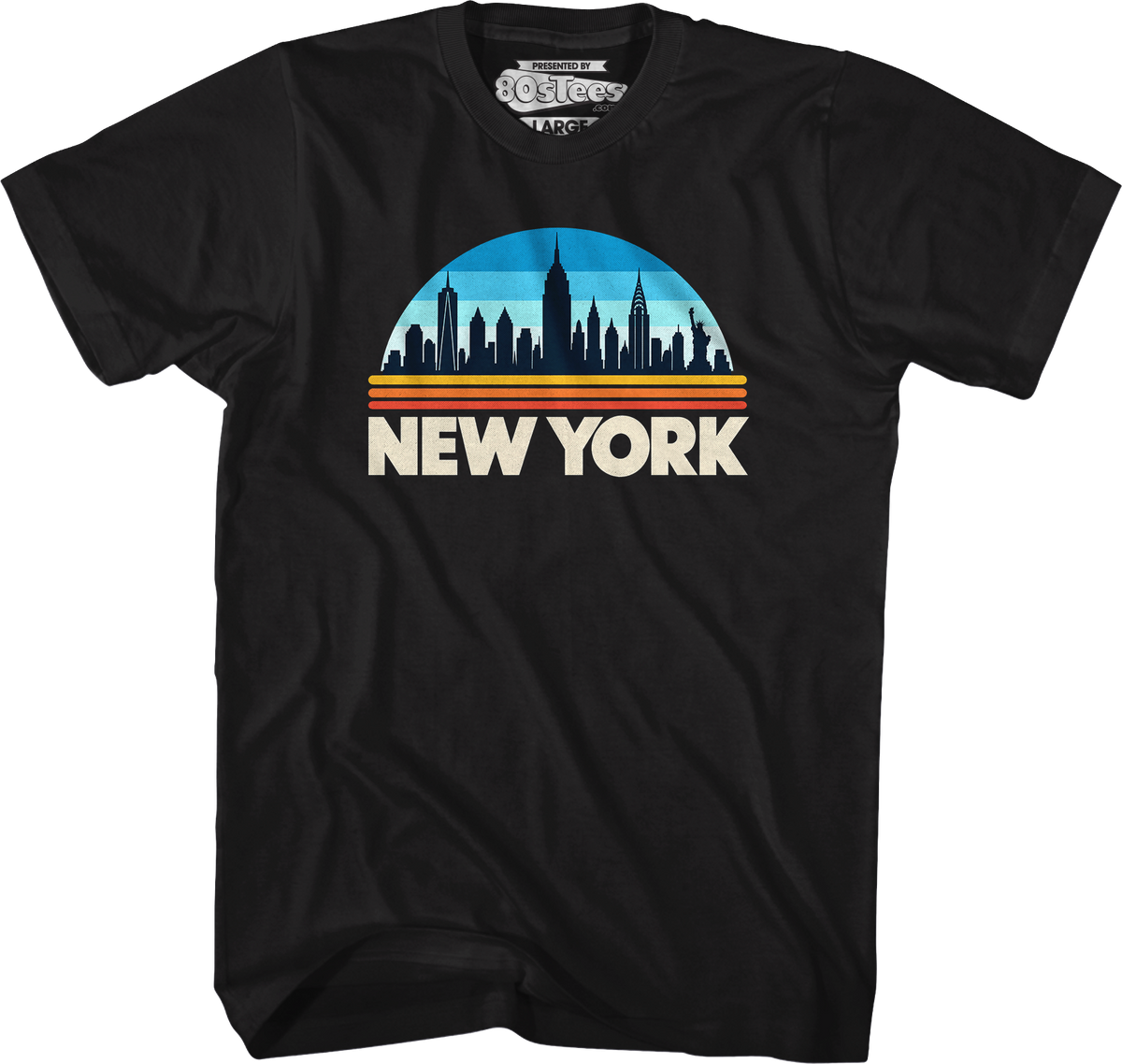 Retro Skyline New York T-Shirt product image 1