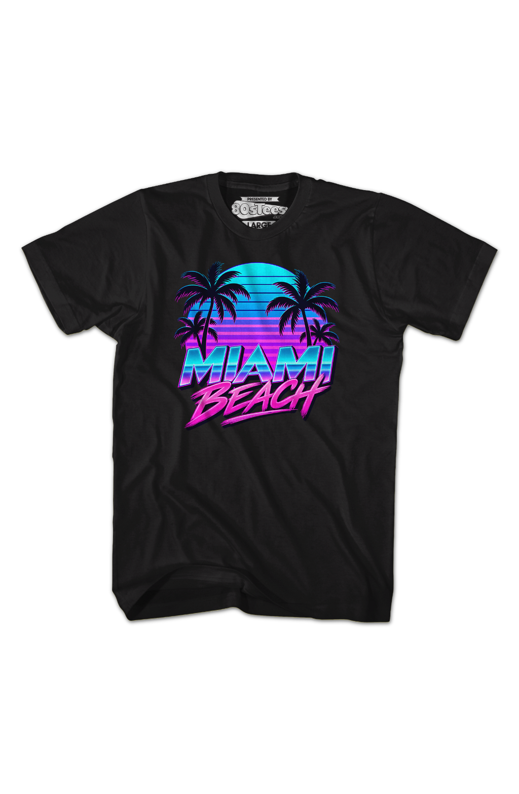 Retro Sunset Miami Beach T-Shirt product image 2
