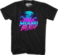 Retro Sunset Miami Beach T-Shirt product image 1