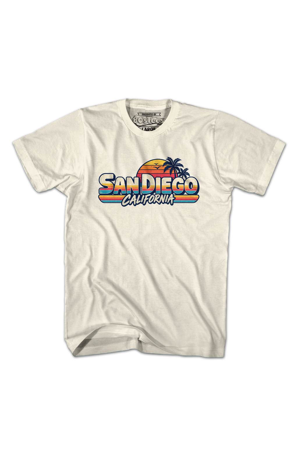 Retro Sunset San Diego California T-Shirt product image 2