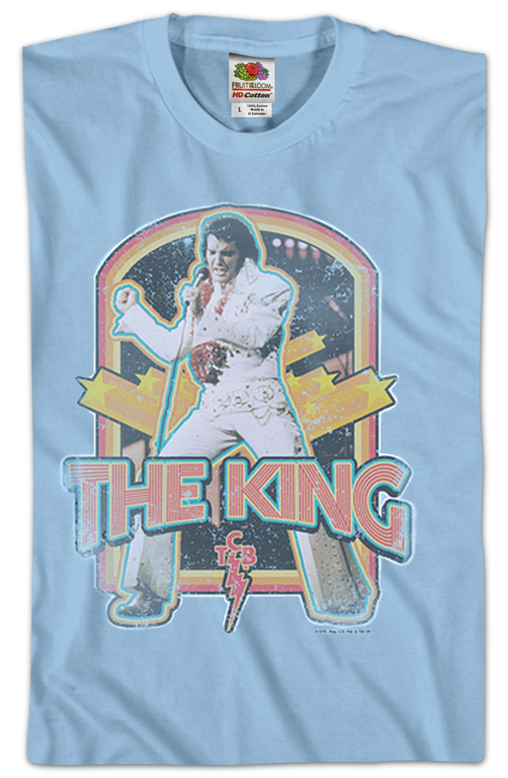 Retro The King Elvis Presley T-Shirt product image 2