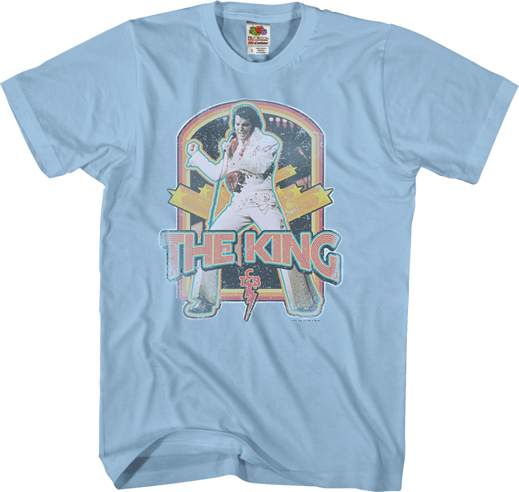 Retro The King Elvis Presley T-Shirt product image 1