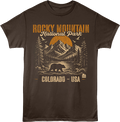 Bear Silhouette Rocky Mountain National Park T-Shirt product image 1
