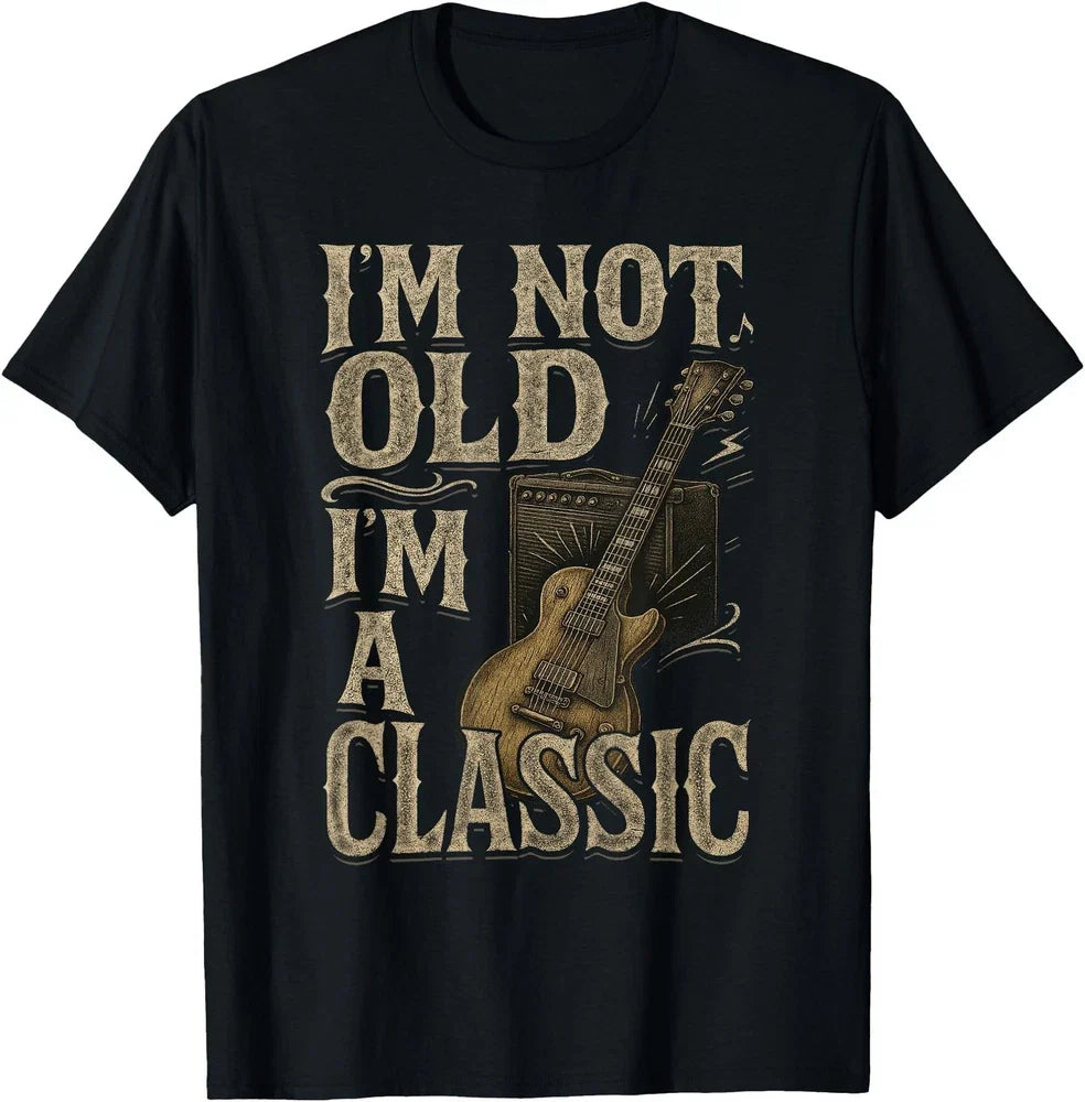 I’m Not Old I’m A Classic Shirt Vintage Guitar Music Lover product image 1