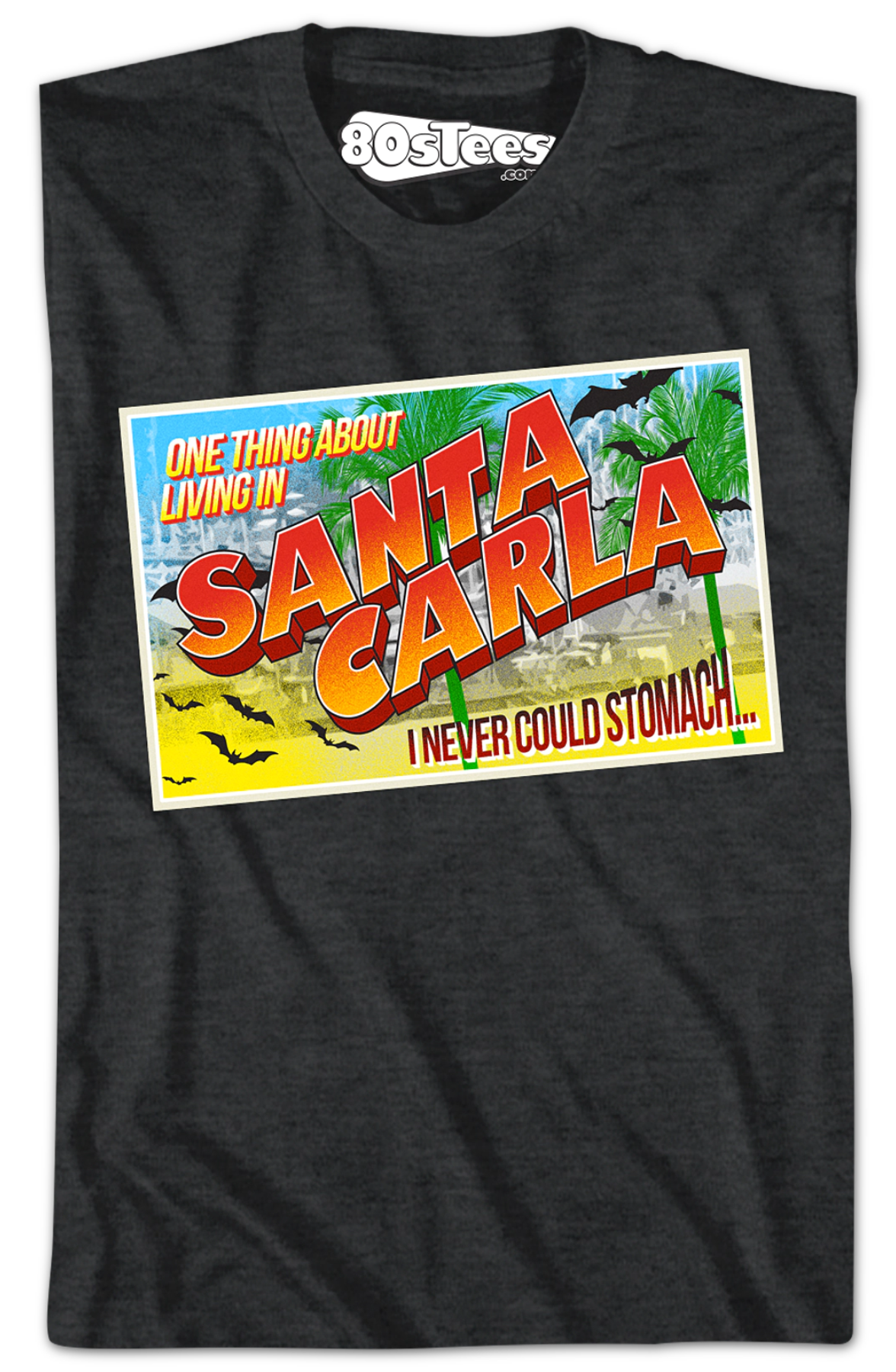 Santa Carla Postcard Lost Boys T-Shirt product image 2