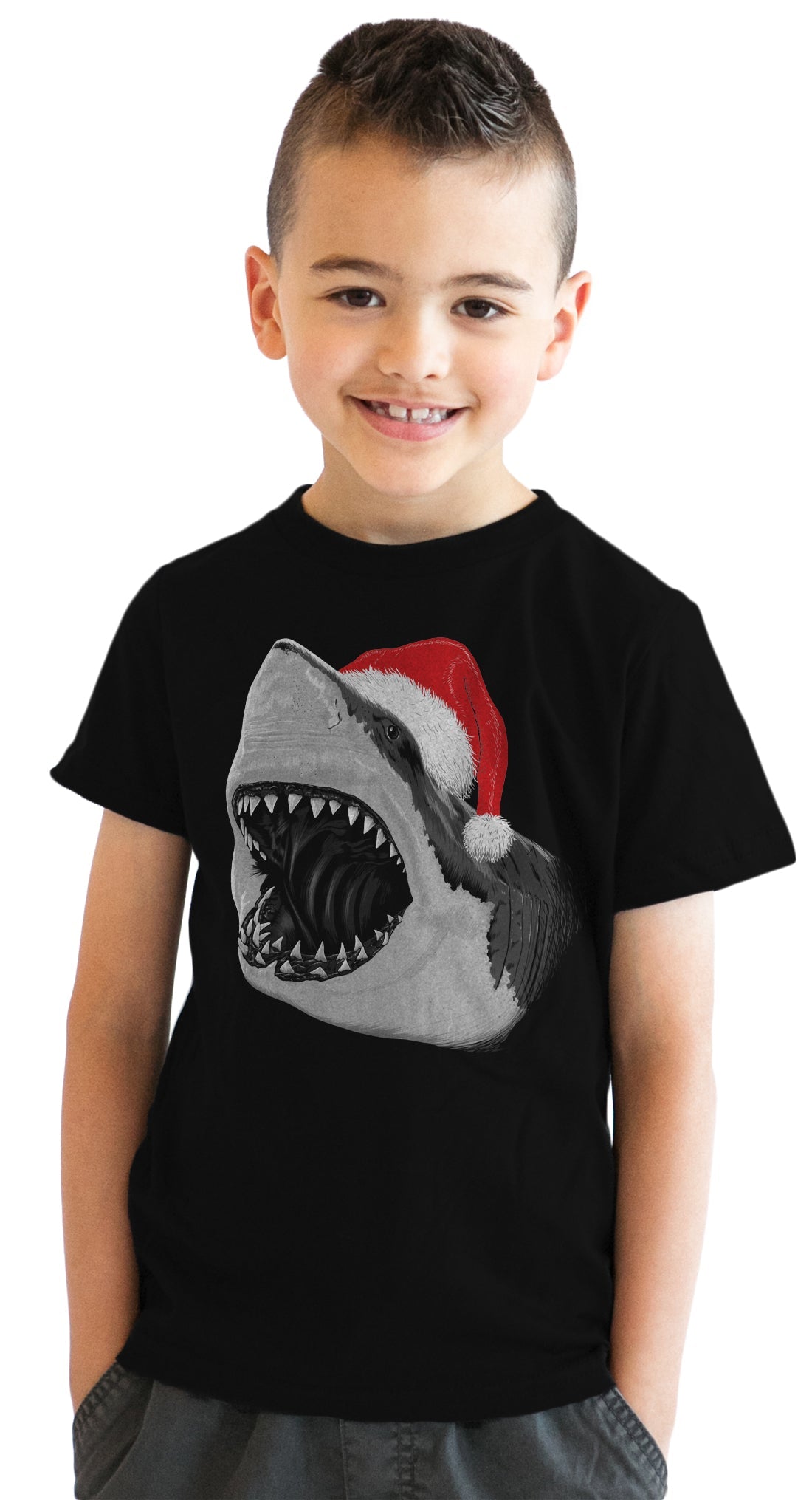 Santa Jaws Youth T Shirt product image 1