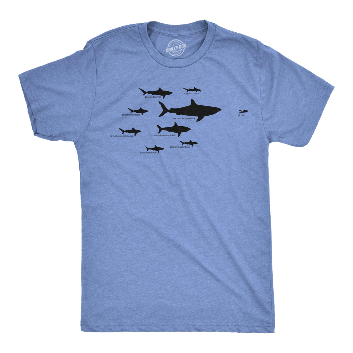 Shark Hierarchy Men's T Shirt product image 1