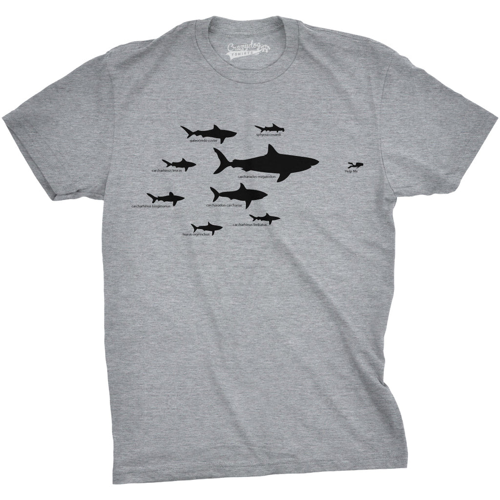 Shark Hierarchy Men's T Shirt product image 3