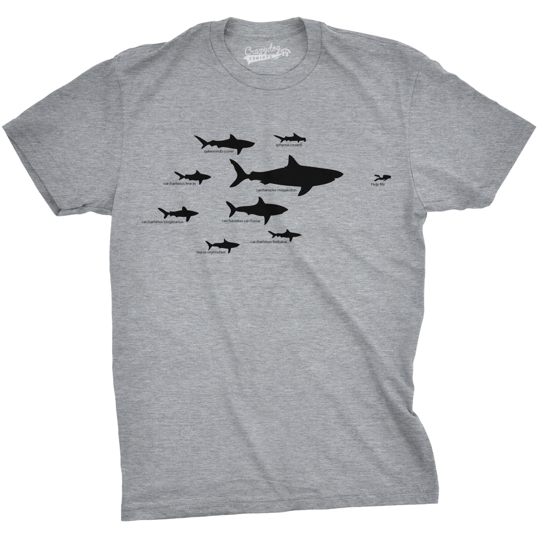Shark Hierarchy Men's T Shirt product image 3