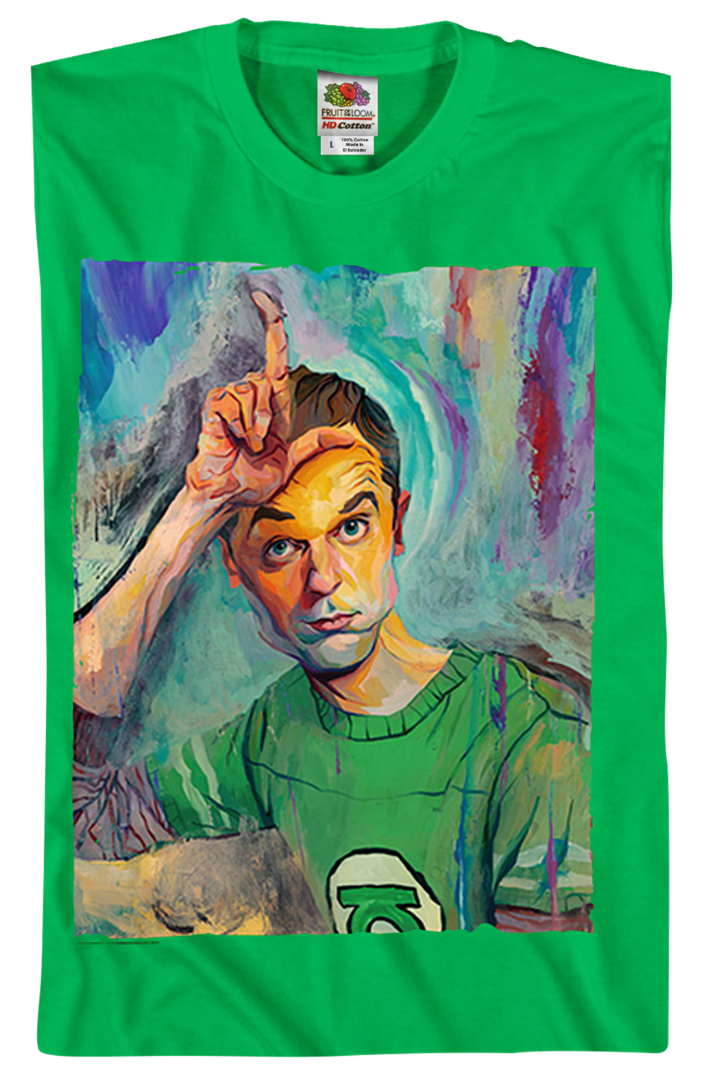 Sheldon Painting Big Bang Theory T-Shirt product image 2