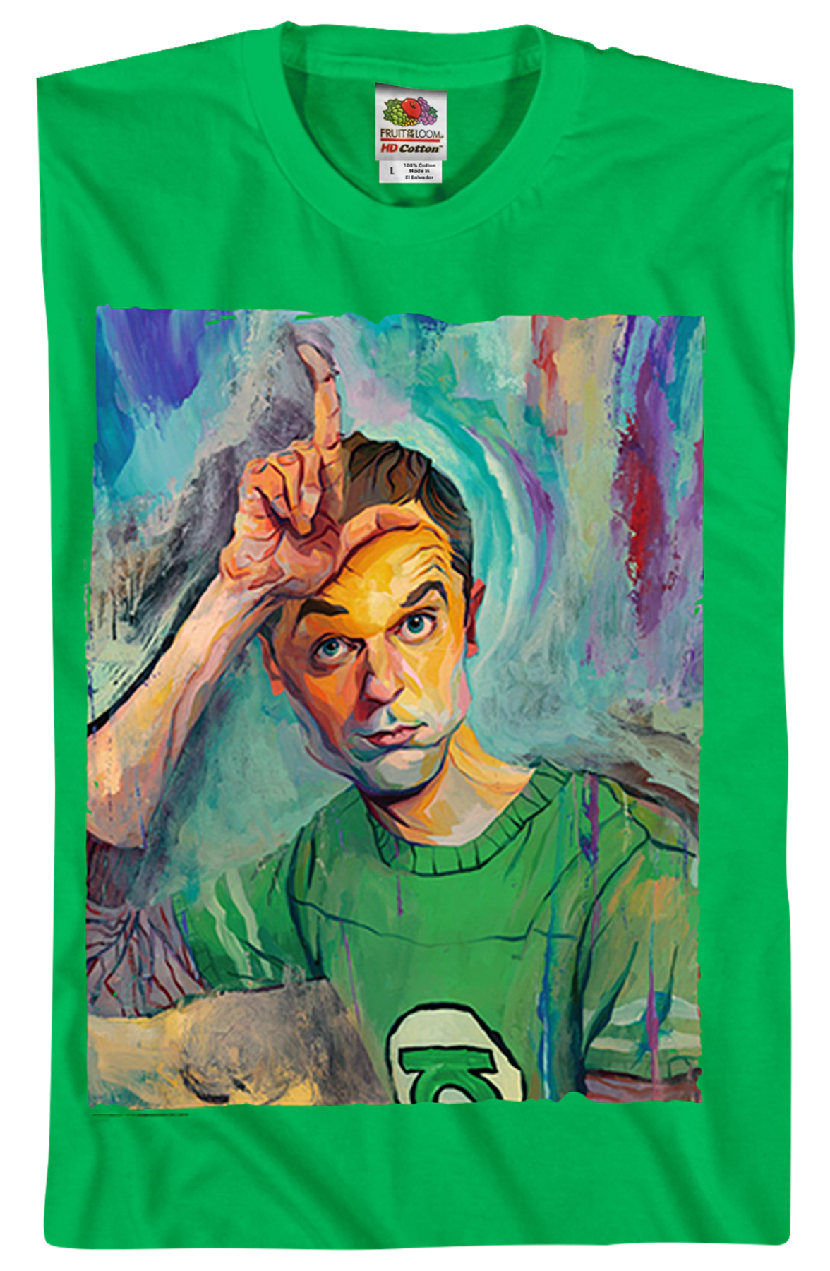 Sheldon Painting Big Bang Theory T-Shirt product image 2