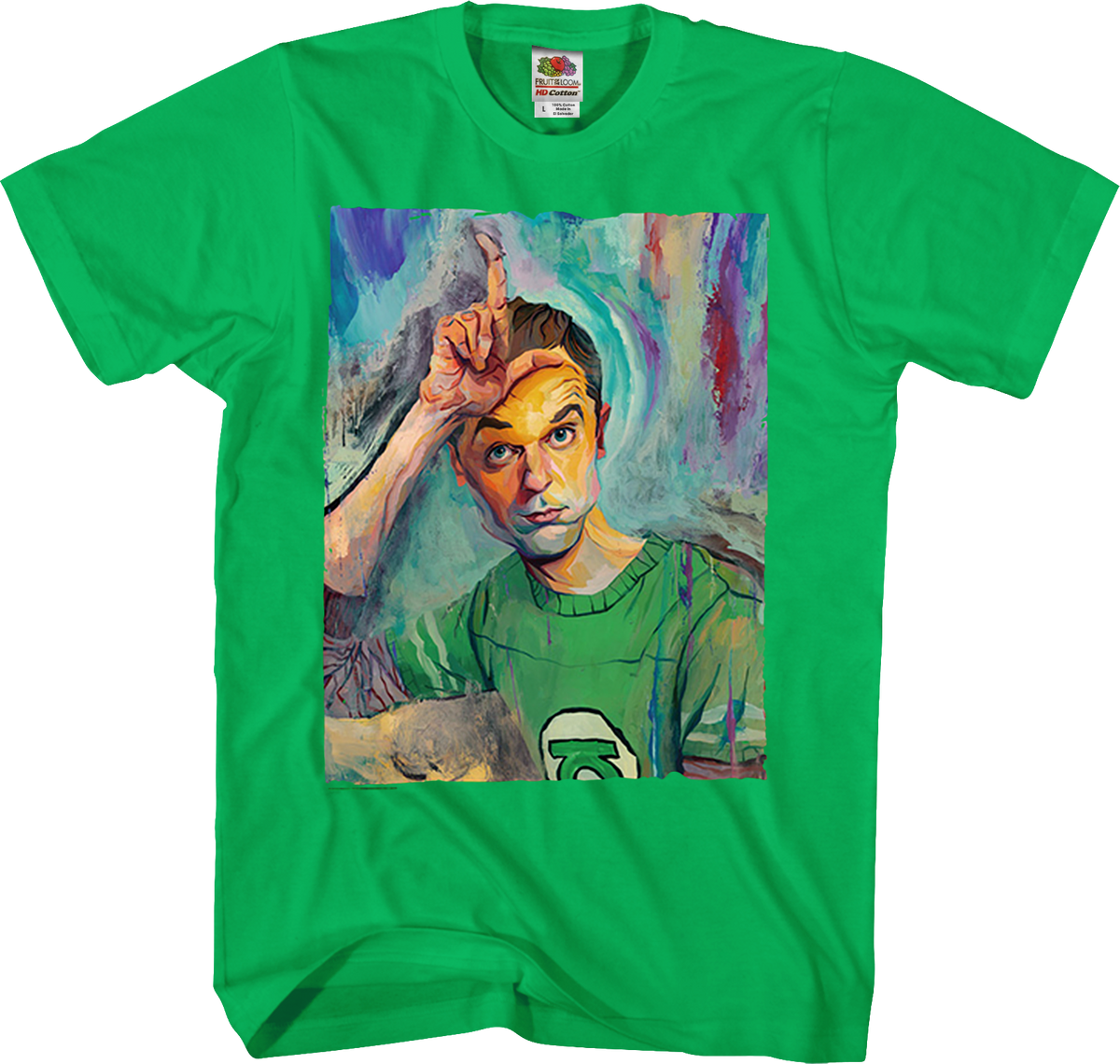 Sheldon Painting Big Bang Theory T-Shirt product image 1