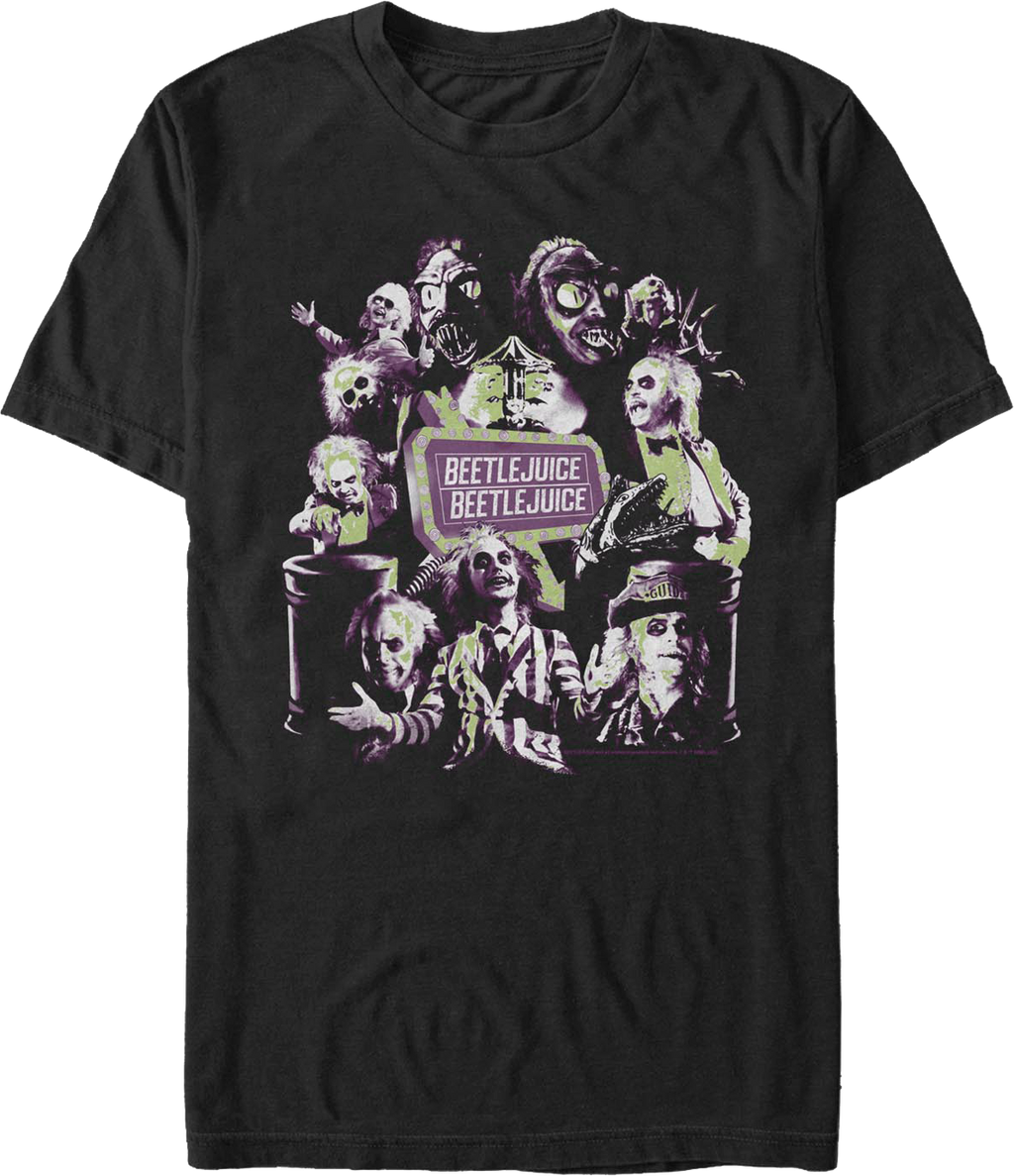Showtime Collage Beetlejuice T-Shirt product image 1
