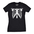 White Skeleton Rib Cage Women's T Shirt product image 1