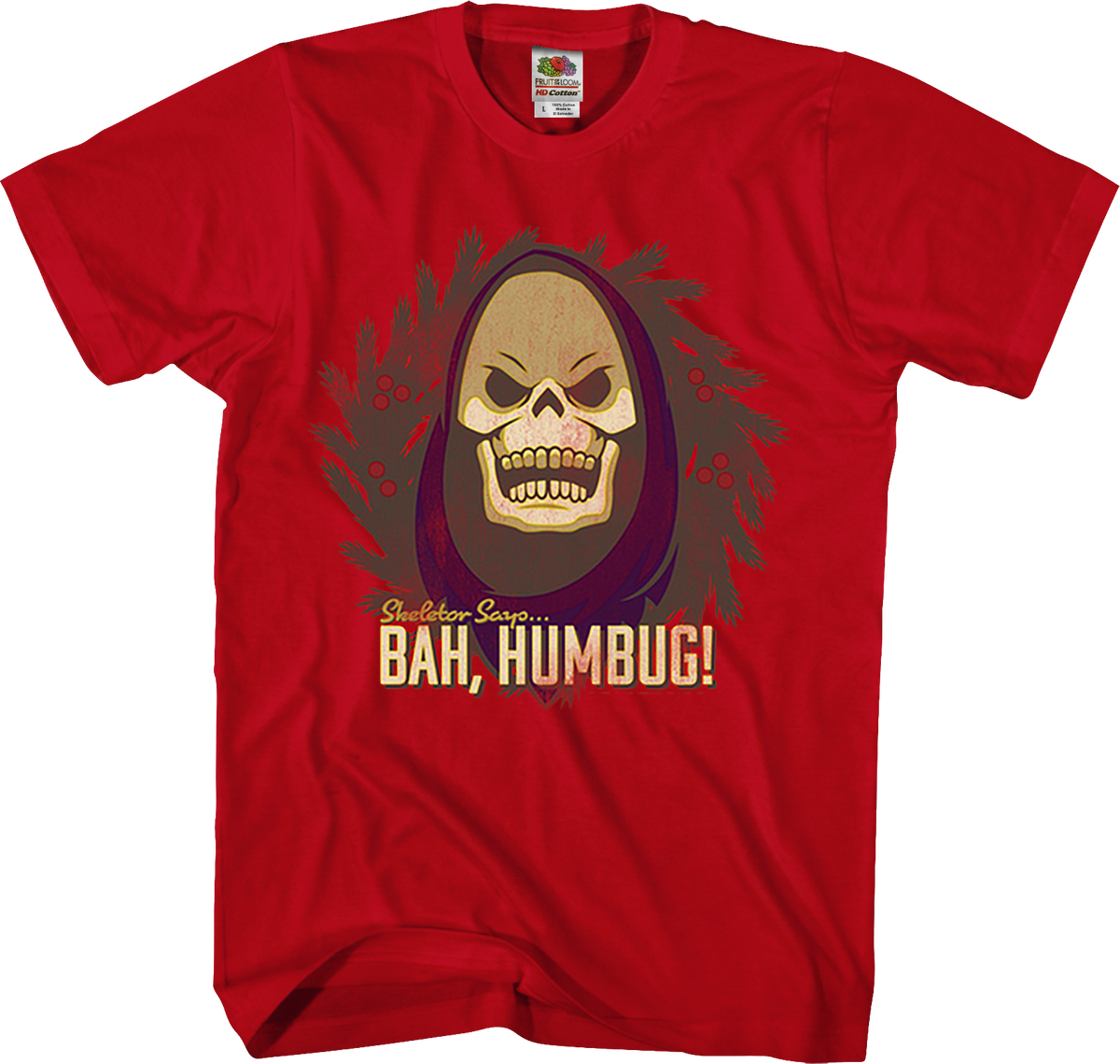 Skeletor Says Bah Humbug Masters of the Universe T-Shirt product image 1