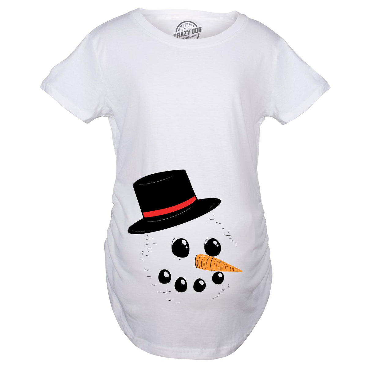 Snowman Face Maternity T Shirt product image 3