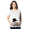 Snowman Face Maternity T Shirt product image 1