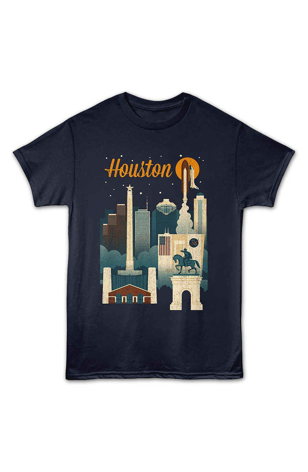 Space City Houston Texas T-Shirt product image 2