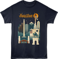 Space City Houston Texas T-Shirt product image 1