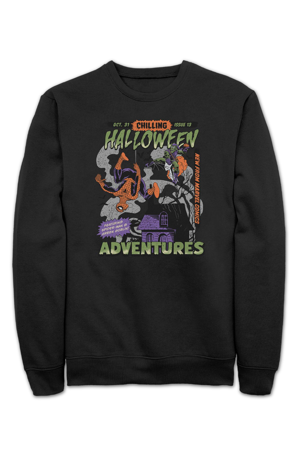 Spider-Man Halloween Adventures Marvel Comics Sweatshirt product image 2
