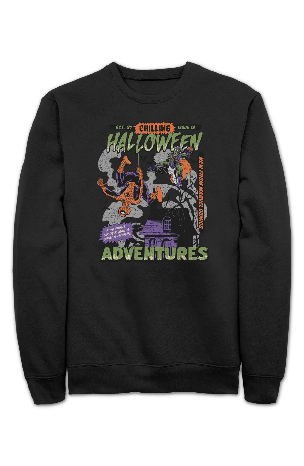Spider-Man Halloween Adventures Marvel Comics Sweatshirt product image 2