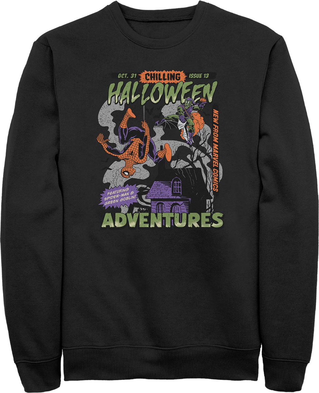 Spider-Man Halloween Adventures Marvel Comics Sweatshirt product image 1