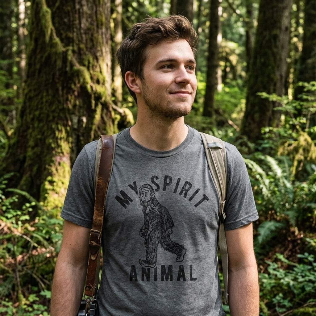 My Spirit Animal: Bigfoot Men's T Shirt product image 2